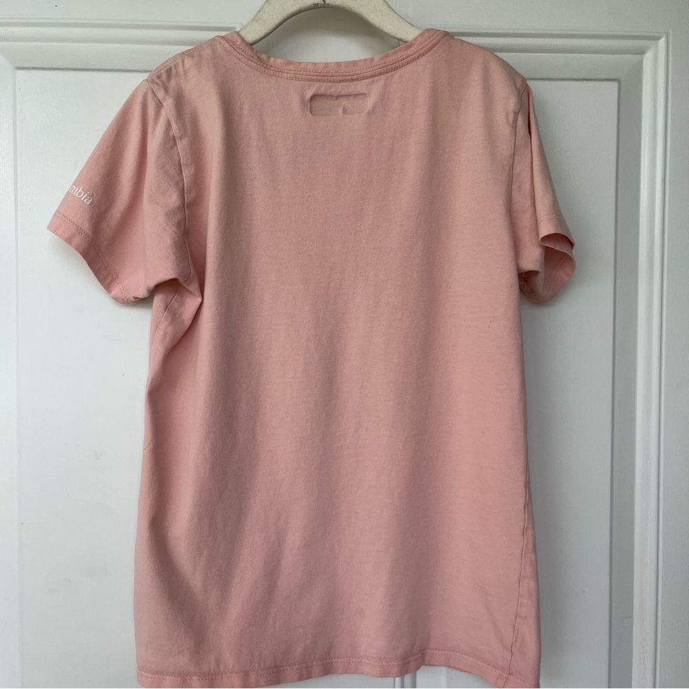 •Columbia• Girls Outdoors Themed Tee - Size Medium (10-12) - Picture 5 of 7